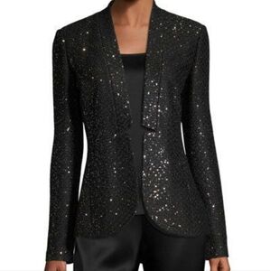 Pranay Sequin Knit Jacket St. John Collection